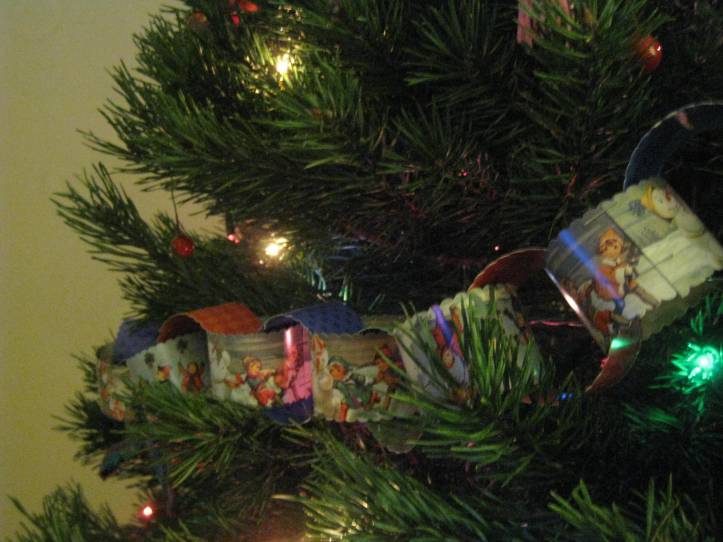 vintage paper garland