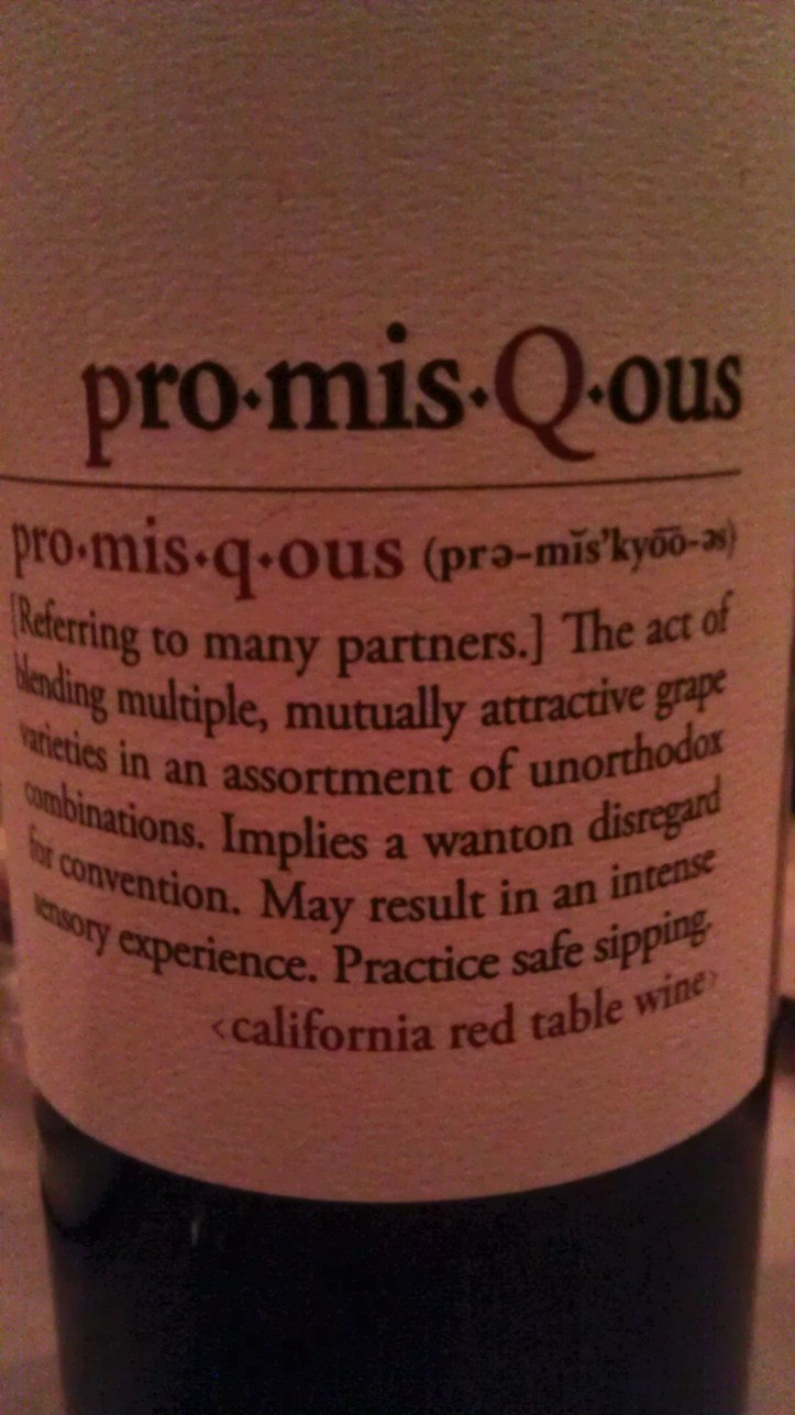 promiscuous wine