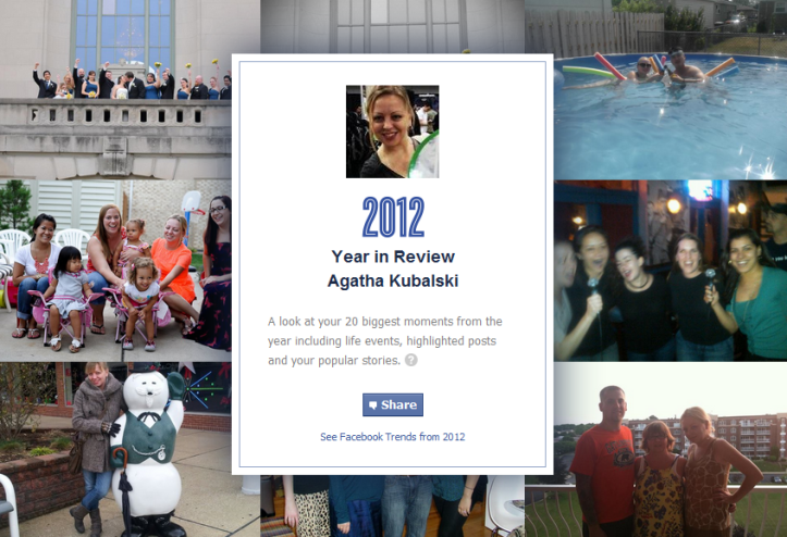 Facebook year in review