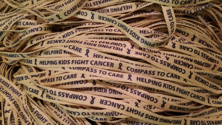 replace the lace compass to care childhood cancer awareness september