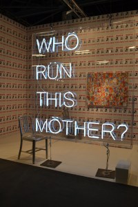 neon art art basel miami beach convention center 2015 who run this mother