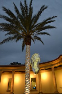 piotr janowski exhibit curiousity museum of fine art st petersburg florida polish artist aluminum reynold's wrap palm trees