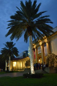 piotr janowski exhibit curiousity museum of fine art st petersburg florida polish artist aluminum reynold's wrap palm trees