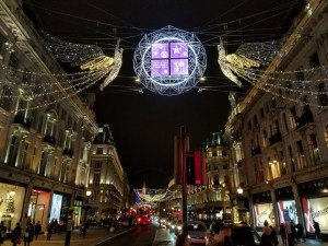london holiday lights oxford street december